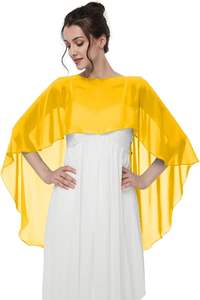 Pull en mousseline de soie élégant pour femmes châle cape dame vert rose crème solaire longue écharpe - Product Image 5