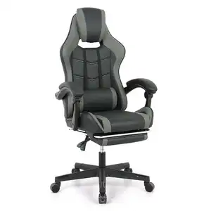 Barato rojo cuero Lumbar almohada juego Gaming silla 1 pieza envío gratis