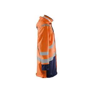 BLAKLADER - 432620055389XS Manteau de pluie Hi-Vis Niveau 3 Orange/Bleu marine-EAN 7330509570388 PROTECTION TOUT TEMPS - Product Image 5