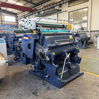 Máquina de troquelado y plegado de estampado en caliente programado por computadora ML de alta calidad para caja de cartón de papel