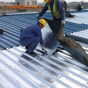 Membrana de Aislamiento Térmico Impermeable de Alta Calidad con Superficie de Aluminio para Techos de Construcción en Exteriores, Nueva Impermeabilización - Product Image 1
