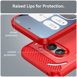 Funda <span class=keywords><strong>de</strong></span> TPU con Textura <span class=keywords><strong>de</strong></span> Fibra <span class=keywords><strong>de</strong></span> Carbono para Nothing Phone 2a a Precio Más Bajo - Product Image 5