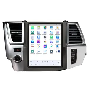 Rádio de carro Android 11 estilo RoadNavi Tesla para Toyota Highlander 2015-2021 Car Multimedia Player Carplay 4G sem fio