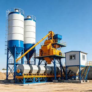 Centrale à béton Schwell entièrement automatique compacte avec système de contrôle PLC 20-25m³/h, petite taille, pour les États-Unis - Product Image 5
