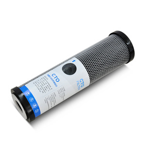 Cartucho de filtro de carbón activado Cto de 10 pulgadas para purificador de agua, descloración, descalcificación, prefiltro de alta eficiencia de 10 pulgadas - Product Image 2