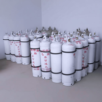 Bouteille de gaz acétylène industrielle de 40 L, réservoir de gaz C2H2 pour gaz acétylène de haute pureté à 98 %