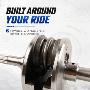 Vilebrequin de moto pour Aprilia Atlantic <span class=keywords><strong>125</strong></span> 250 Ie 4V Mojito / Habana <span class=keywords><strong>125</strong></span> 250 2V Scarabeo <span class=keywords><strong>125</strong></span> 200 4V Sport City <span class=keywords><strong>125</strong></span> 200 - Product Image 2