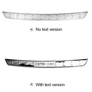 Protezione Sottoparaurti Posteriore in Acciaio Inox Argento per <span class=keywords><strong>Land</strong></span> <span class=keywords><strong>Rover</strong></span> <span class=keywords><strong>Defender</strong></span> 90/110/130, Striscia di Protezione per Portellone - Product Image 2