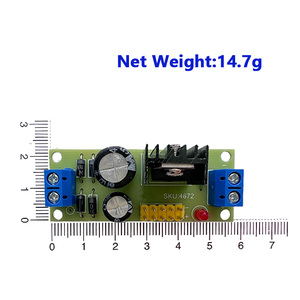 L7805 LM7805 Placa convertidora reductora 7,5 V-20V a <span class=keywords><strong>5V</strong></span> 1.2A Regulador Módulo de fuente de alimentación Buck - Product Image 6