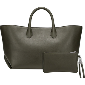 Bolso Tote de Piel Sintética PU de 7 Pulgadas con Asa Superior, Estilo Vintage Casual para Mujer, con Bolsillos Desmontables y Cierre de Cremallera - Product Image 4