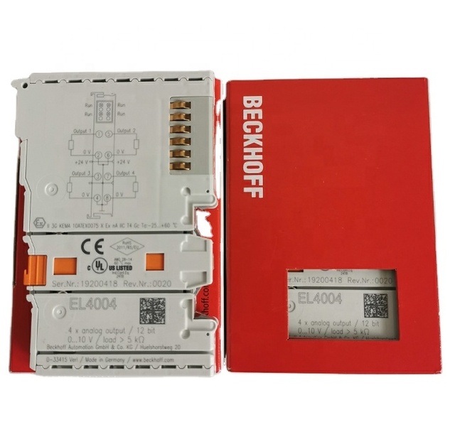Beckhoff EL4004 EtherCAT Terminal, 4-channel Analog Output Module