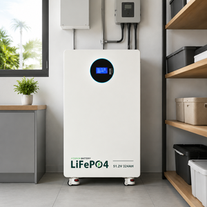 แบตเตอรี่ LiFePO4 สำหรับที่อยู่อาศัย 51.2V 314Ah พร้อมระบบชาร์จและปล่อยประจุ 200A สำหรับเก็บพลังงานแสงอาทิตย์ภายในบ้าน - Product Image 2