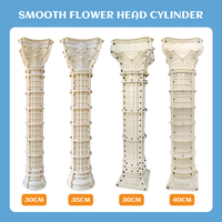 Kit de moules en plastique haute résistance pour colonnes rondes nouveauté produit ménager de coulée de béton décoratif