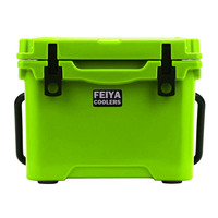 Glacière isotherme rotomoulée en PE moderne 15L 15QT avec logo personnalisé, impression de dessin animé, compatible panneau solaire, réutilisable pour la conservation de la nourriture et de la glace pendant 5 jours