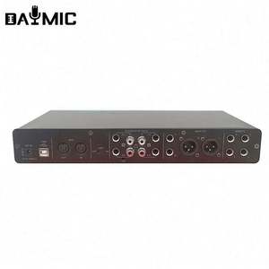 AOSHEN DM404 Interface audio 4 canaux 4 entrées 4 sorties Console DJ Enregistrement Podcasting Studio <span class=keywords><strong>Carte</strong></span> <span class=keywords><strong>son</strong></span> - Product Image 3