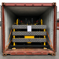 Plateforme de soudage 3D de taille personnalisable, table de soudage modulaire nitrurée à haute planéité pour le soudage par lots