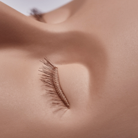 Tête de Mannequin Américaine Réaliste en Silicone de Haute Qualité UNIQUE LASHES pour l'Entraînement et la Pratique du Shampooing et des Extensions de Cils