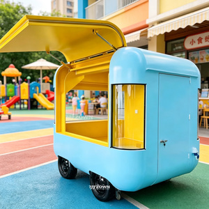 Remorque alimentaire mobile commerciale sur mesure, structure résistante à la rouille, pour la vente de hot-dogs, frites, barbecue, café en ambulant - Product Image 1
