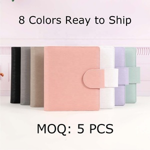 Yihe nueva espiral A5 35MM anillo de oro rosa en relieve Saffiano Epi cuero presupuesto carpeta planificador/cuaderno/cubierta de Ringbook - Product Image 2