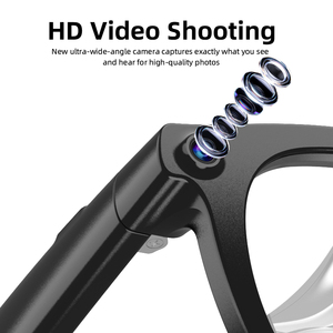 แว่นตาอัจฉริยะ AI ปี 2026 พร้อมกล้องความละเอียด 1300W พิกเซล บันทึกวิดีโอ แปลภาษาได้กว่า 20 <span class=keywords><strong>ภาษา</strong></span> แว่นกันแดด รองรับการโทรผ่านบลูทูธ เล่นเพลง สำหรับผู้ชายและผู้หญิง - Product Image 3