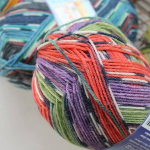 Fil à tricoter pour chaussettes Opal, 75% laine, 25% polyamide/nylon, hiver, 4 fils, tricotage de chaussettes, fil mélangé - Product Image 5