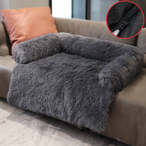 Funda de sofá lavable de felpa larga para perros, cojín extraíble para cama de perro, cama para mascotas al por mayor - Product Image 6