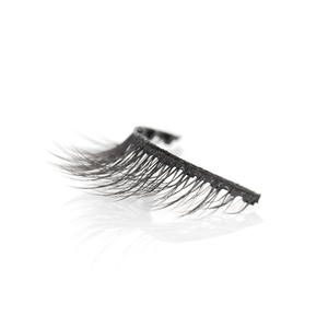 Wholesale Vendor Soft Extensions Two Tone Color Thick 25Mm Bulk Fluffy 3D Faux Mink Volume <strong>Half</strong> Strip Magnetic Lashes <strong>Eyelashes</strong> - Product Image 3