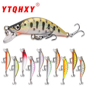 Señuelo de pesca de plástico duro XY-613, grabado con láser, 5.6cm 5g, cebo de aguas medias para pesca de lubina - Product Image 2