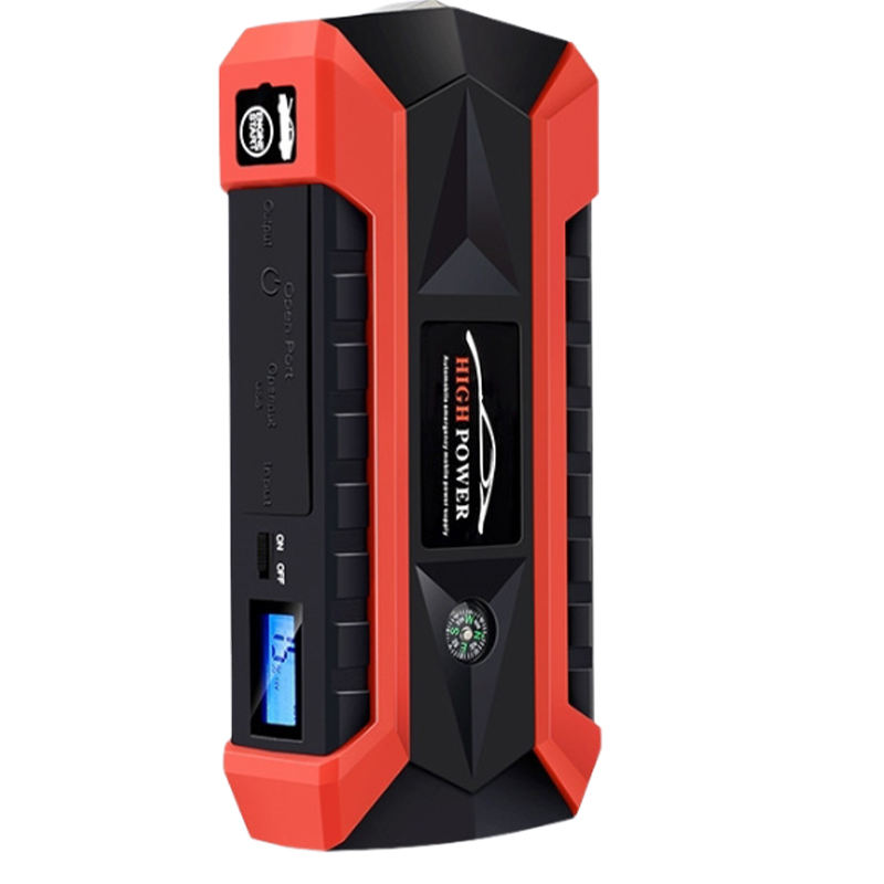 Высокопроизводительный Power Bank Booster 12 В Автомобильный аварийный пусковой блок питания с высокой мощностью светодиодный фонарик