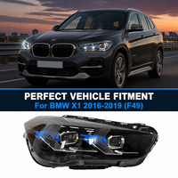 Feux de jour style flèche pour BMW X1 F49 2016-2019 – Ensemble de phares avant avec clignotants améliorés