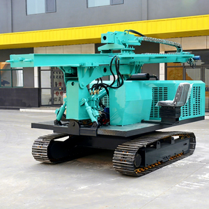 Machine de piquage solaire photovoltaïque sur chenilles hydrauliques Groundwork, équipement de piquage motorisé à haute efficacité, garantie 2 ans - Product Image 1