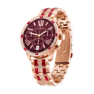 Stile diamante 1.28 pollici Smartwatch da donna 2024 Montre Reloj inteligente Mujer salute BT chiamata Smart watch femminile per le donne signore