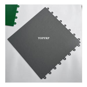 Alfombrilla de suelo de PVC para garaje ecológica/baldosas de suelo de PVC entrelazadas de 7mm baldosas de vinilo de PVC de alta resistencia para taller - Product Image 3