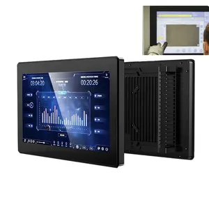 15 Inch Aluminium Embedded Terminal Touchpanel Pc Fanless Touchscreen Industrie Computer Waterdicht Ip65 Met Com Rs485 Rs232