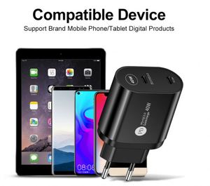 Cargador Superrápido de 40W con Doble Puerto USB-C PD para iPhone 13 12 Pro Max, Bloque de Carga para Teléfono Celular, Cabezal de Cargador de Pared Tipo C - Product Image 6