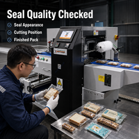 Machine d'emballage horizontale intelligente pour savon et serviettes, machine d'emballage automatique haute vitesse pour produits en forme de coussin, exportation