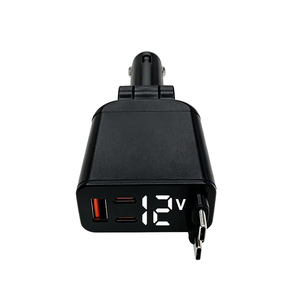 ที่ชาร์จในรถยนต์ STW 100W USB C ชาร์จเร็วพิเศษสำหรับแล็ปท็อป รองรับ PD 3.0 ช่องเสียบคู่ GaN ชาร์จเร็วสำหรับ MacBook Pro iPhone 17 - Product Image 1