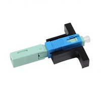 Connecteur rapide en fibre optique SC/UPC en forme de T avec ferrule pré-polie, jumper anti-traction pour réseau