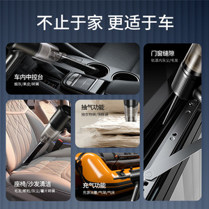 เครื่องดูดฝุ่นในรถยนต์แบบพกพาพร้อมฟังก์ชั่นเป่าลม 0.5 ลิตร 35 วัตต์ ใช้พลังงานจากแบตเตอรี่แบบชาร์จได้ - Product Image 5