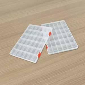 Transparent Plastic Storage Box 36 Compartment Grid Desktop Organizer For Jewelry Hardware Tools Beads Screws Rubber Bands - Product Image 3