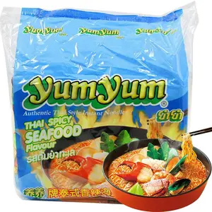 Großhandel Thailand Yumyum Thai Meeres früchte Nudelsuppe 350g würzige saure Garnelen Instant Nudeln