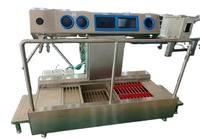 Station d'hygiène d'atelier, nettoyeur de semelles électrique automatique robuste, équipement de lavage de bottes industriel, machine multifonctionnelle