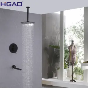 kaiping Supplier hotel project smart wall mounted rainfall concealed set ceiling shower