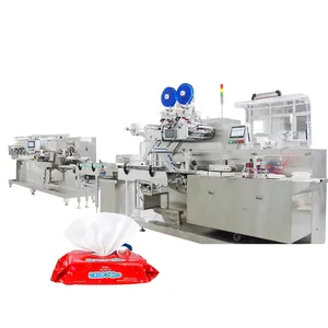 Non Woven Disposable Cotton Wet Wipes Face Wet Towel Making Folding Machine Price