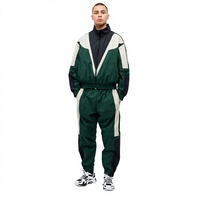 Ensemble de survêtement décontracté pour homme, coupe-vent respirant et imperméable, avec capuche, personnalisable avec logo, deux pièces, par Nightingale Sports