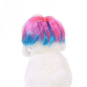 Peluca Universal de Poliéster para Mascotas, Divertidas Extensiones de Pelo para Halloween para Gatos y Perros, Accesorios de Verano para Mascotas - Product Image 5