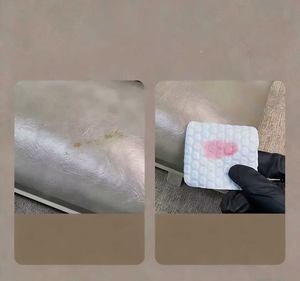 Almohada de mano de estilo antiguo para manicura, inclinada, antideslizante, de madera y cuero, con soporte para manos, para aliviar la fatiga - Product Image 6