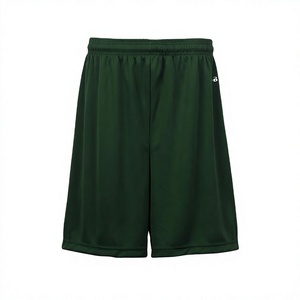 Shorts personnalisés pour hommes 100 % polyester respirant, anti-rétrécissement, maille tricotée, impression sérigraphique, dentelle anti-plis - Product Image 1