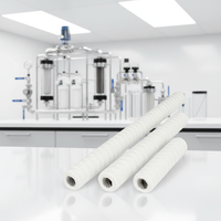 Cartouche filtrante à sédiments en fil de PP de 1 à 150 microns, 5 à 70 pouces, avec réservoir sous pression pour la filtration de l'eau industrielle