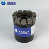 Broca de diamante impregnada CGE WUXI para perforación con cable, compatible con BQ NQ HQ PQ